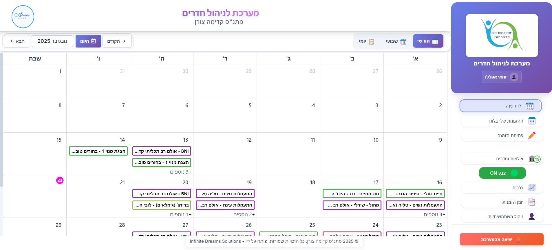 מערכת ניהול שבנינו